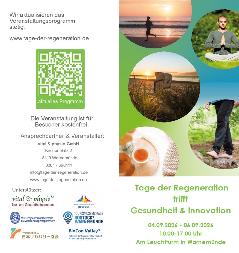 Flyer Tag der Regeneration 2026